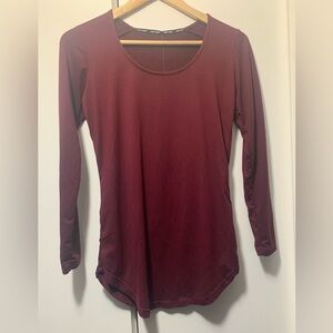 Just Cozy XS Maroon Long Sleeve Women's Top